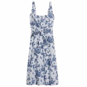 Banana Republic Poplin Square Neck Dress